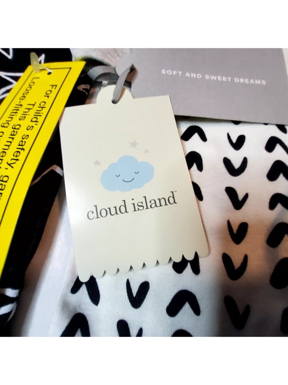 Cloud Island Cotton Baby Footed Sleeper With Non-Slip Soles & Zipper Closure 18M - Picture 10 of 13